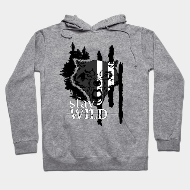 Stay wild Hoodie by CB_design